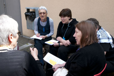 Tove Krag, Sylvie Bruxelles, Luz Gonzalez, Marijke Kruyt and Frances Scarrott