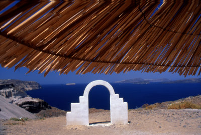 door on the sea Santorini