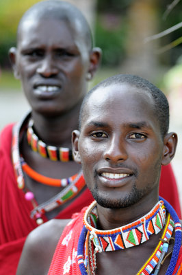Masai warriors