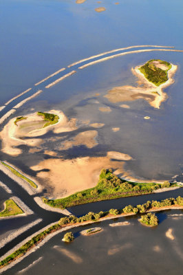 aerial view  lagoon