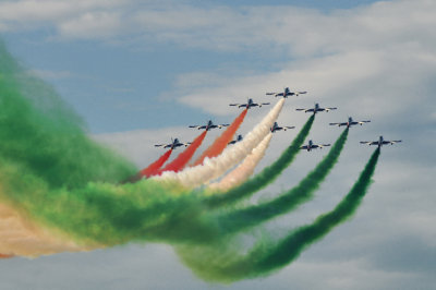 ITALIAN aerobatic team of the Air Force 50 years of history