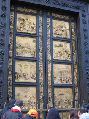 Doors at baptistery in Florence