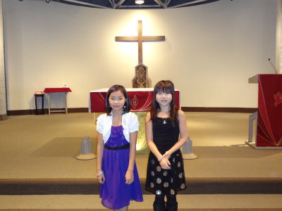 Erin and Amy - Erins Confirmation