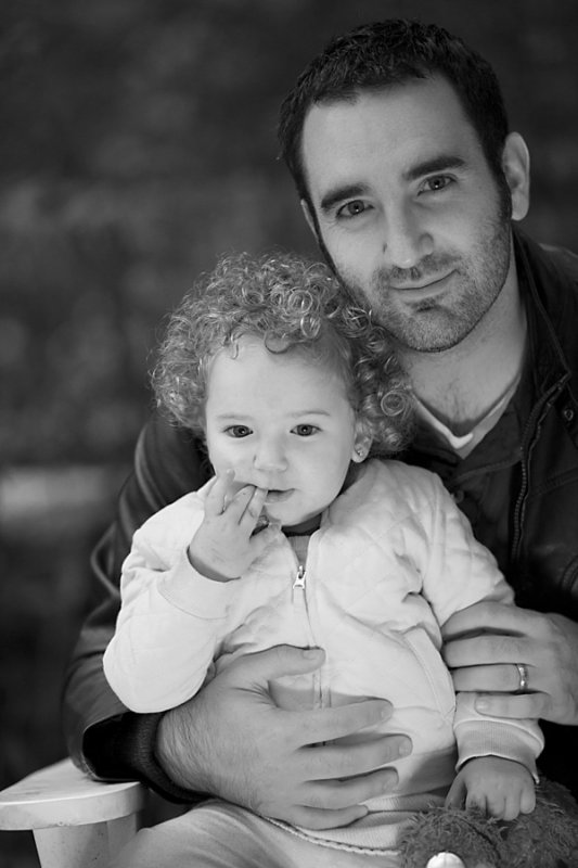 My #2 son and his #1 (and only) daugther, at the fire pit.