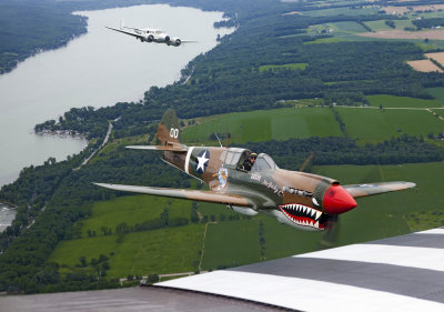 P-40 and C-45