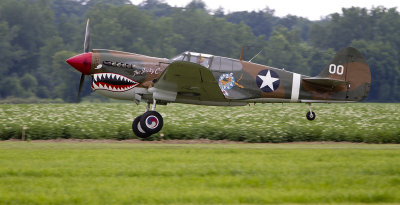 P-40 Takeoff