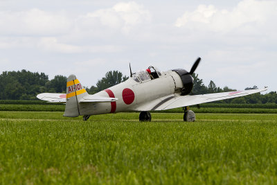 A T-6 made up to look like a Mitsubishi Zero
