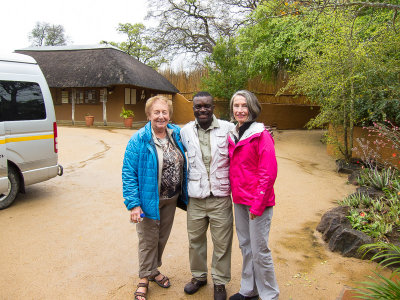 Lil and Pam with Ben, our guide