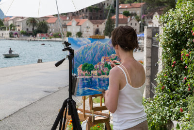 Painting in Perast