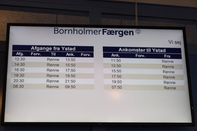  Ferry to Bornholm