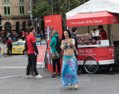  Belly Dancer in Federation Square