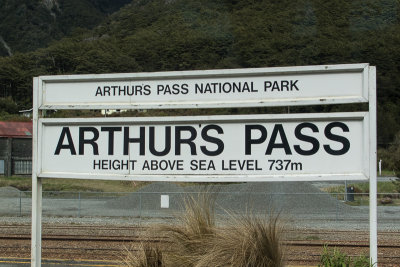 Arthur's Pass, our high point