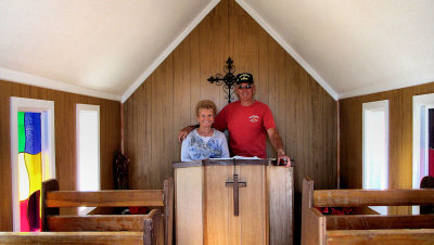 Diane & Gary in the Little Chapel  Yuma, Az  pw.jpg