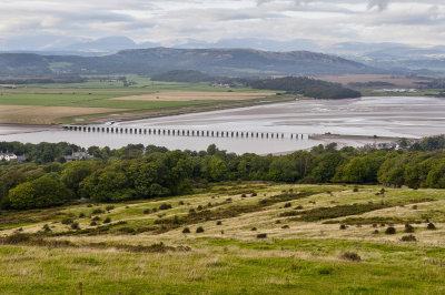 Arnside viaduct from Arnside Knott