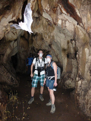 Rick & Jos in bat cave