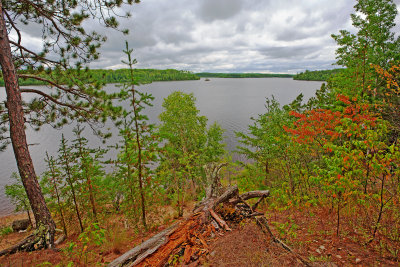 View of Fall Lake from Mile Island 