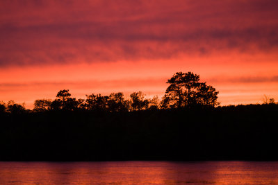 Fall Lake Sunset