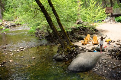 Fishing on the Tuolumne river South Fork 