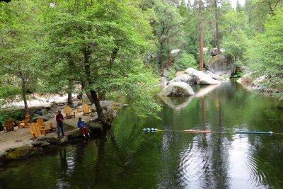 Fishing on the Tuolumne river South Fork 