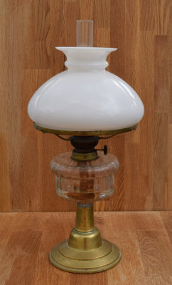 Creosot lamp.