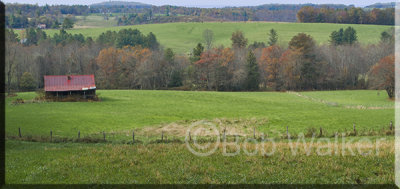Rural Farmland Can Be Seen Along The Way