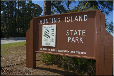 Signage To The Entrance Of This Beautiful Park