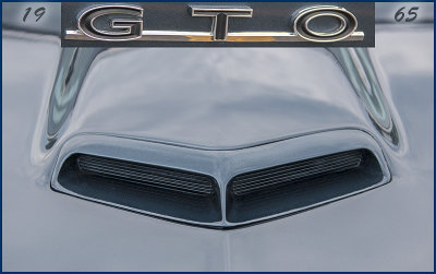 1965 GTO Hood Air Intake Scoop