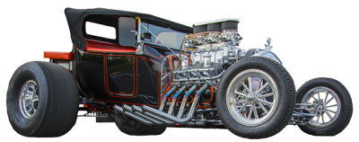 A Ford Street Rod, Side View