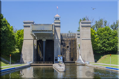The Lift Lock #21 On The Trent Canal 