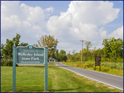 Entrance Gate To Wellesley Island State Park