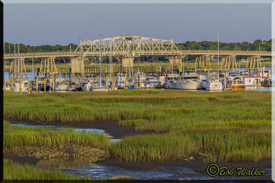 A Closer Look At The Swing Bridge Linking Ladys Island With The Mainland