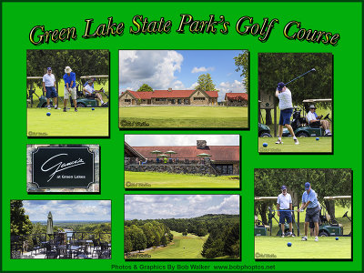 Green Lake Golf Course Collage