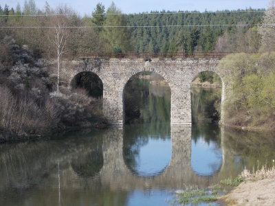 CZ - The old railway bridge Nemcice 4/14