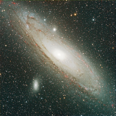 Galaxies and M33 in HaRGB