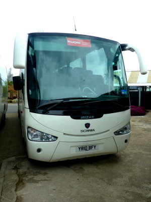 COACHCHOICE of Bilston, Wolverhampton (YR10 BFY) @ Gretna Green, Scotland