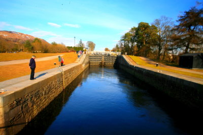 Caledonian Canal Locks @ Banovie, Fort William