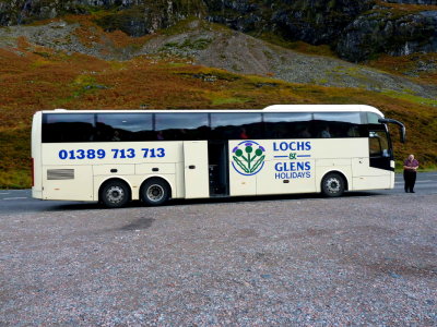 Glencoe - Our coach (OIA 419) Loch Restil (4).JPG