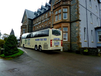 Highland Hotel, Fort William - Our Coach (OIA 419) Loch Restil.JPG