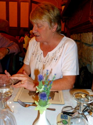 Highland Hotel, Fort William Margaret @ Dinner Table.JPG