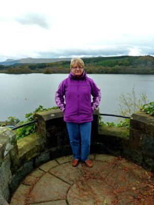 Loch Awe Hotel - Margaret survived steps to Station (1).JPG