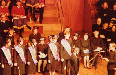 1983 (01) May - Commissioning of Lt Andrew McCombe & Beverley Hughes @ The Albert Hall