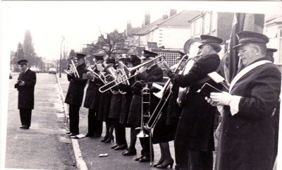 1980's Circa - Burton Band @ Open Air in Swannington Street, Burton