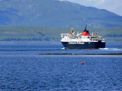 ISLE OF MULL (1988) Leaving Oban Bay, Scotland