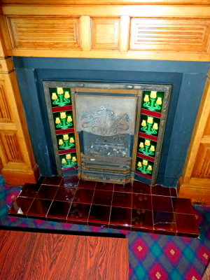 (173) LOCH AWE Holiday - Hotel lounge fireplace