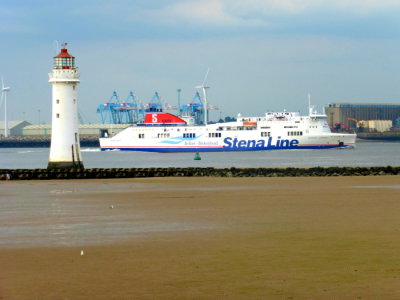 STENA LAGAN @ New Brighton, Liverpool, UK