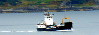 EIGG (1974) passing over the Sound of Mull - Kilchoan to Tobermory, Isle of Mull