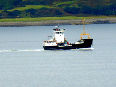 EIGG (1974) passing over the Sound of Mull - Kilchoan to Tobermory, Isle of Mull
