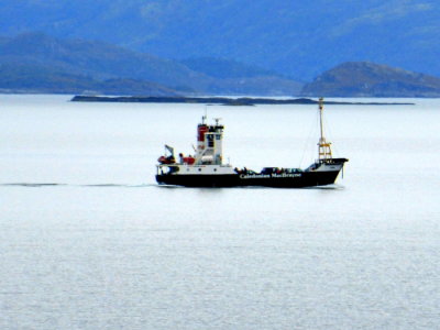 EIGG (1974) passing over the Sound of Mull- Kilchoan to Tobermory, Isle of Mull