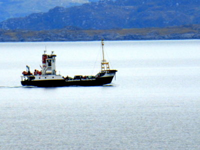 EIGG (1974) passing over the Sound of Mull-Kilchoan to Tobermory, Isle of Mull