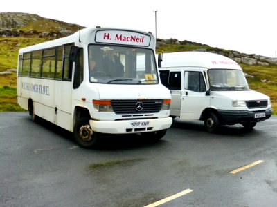 MacNEIL of Isle of Barra - (S717 KNV) & (MV04 GNZ) @ - Vatersay